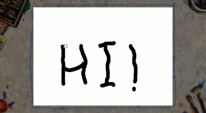 uDraw Studio gameplay for Nintendo Wii (Wii) featuring creative drawing and painting with the uDraw GameTablet, offering tools and artistic effects