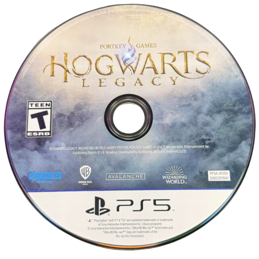 Hogwarts Legacy PlayStation 5 action RPG open-world magical adventure Hogwarts Castle spells wizardry broom flight magical creatures student experience disc