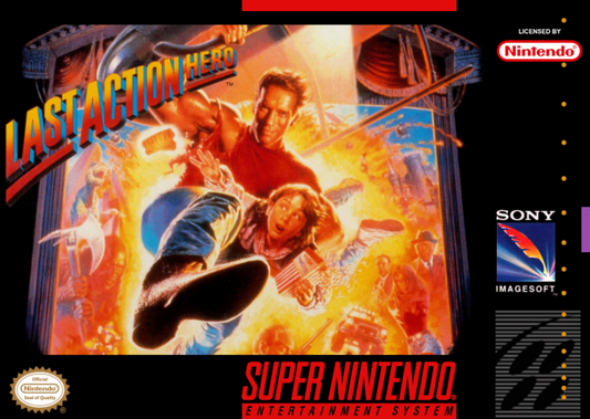 Last Action Hero cover art for Super Nintendo Entertainment System (SNES) video game