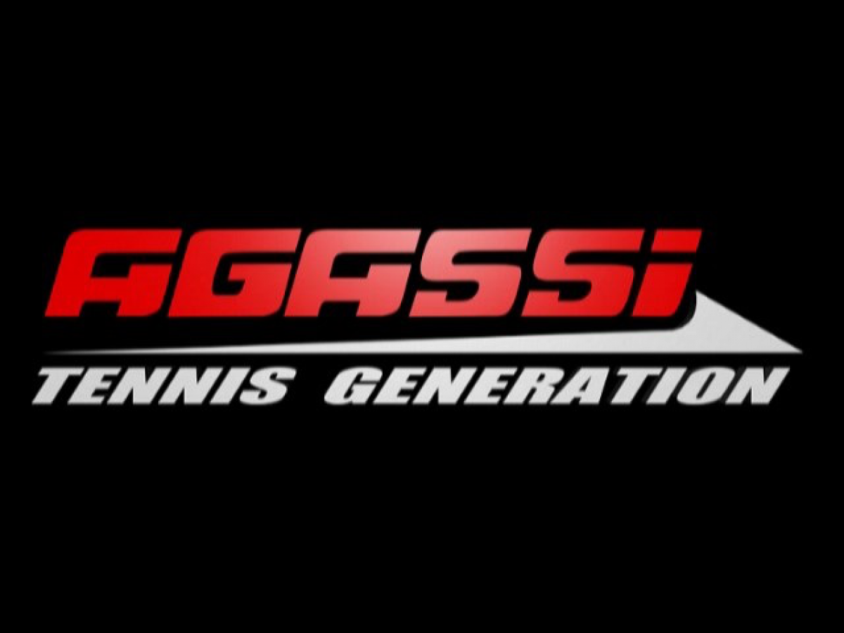 Agassi Tennis Generation PS2 sports tennis video game title screen
