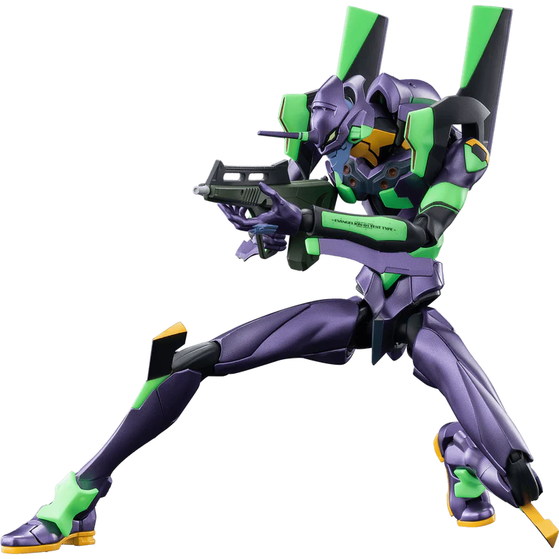 Blokees Evangelion Test Type 01 Action Edition Model Kit featuring Neon Genesis Evangelion inspired collectible model building kit articulated action figure design detailed assembly display worthy craftsmanship anime collectible hobby kit and collectible gaming appeal