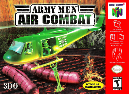 Army Men: Air Combat [Green Cart] cover art for Nintendo 64 (N64) video game