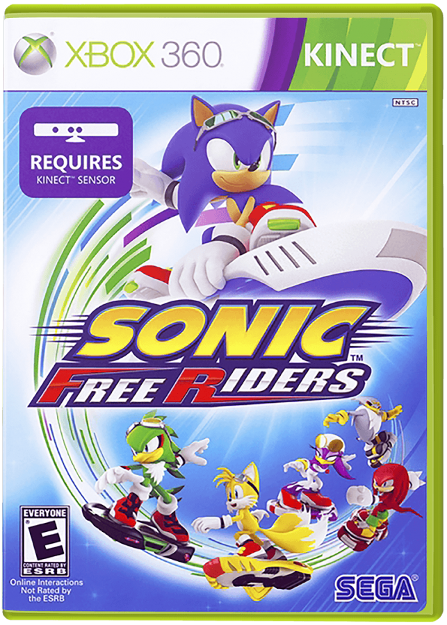Sonic: Free Riders cover art for Xbox 360 (X360) video game