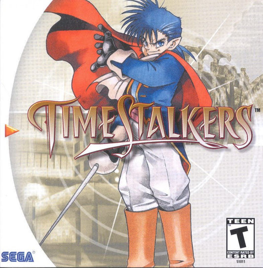 Time Stalkers Sega Dreamcast retro video game RPG cover art