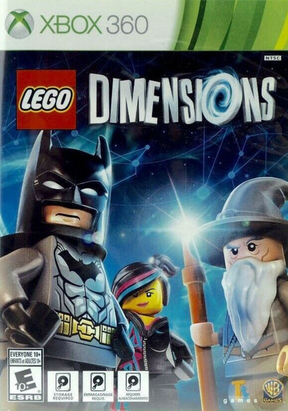 LEGO Dimensions for Xbox 360 with toy-to-life adventure and buildable LEGO figures front cover