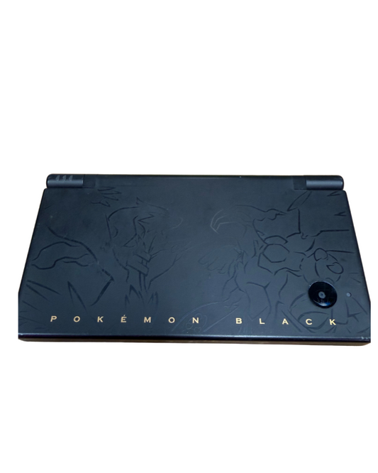 pokemon black edition nintendo dsi handheld console featuring limited edition design, dual screens, built in camera, and collectible value for retro gaming fans 