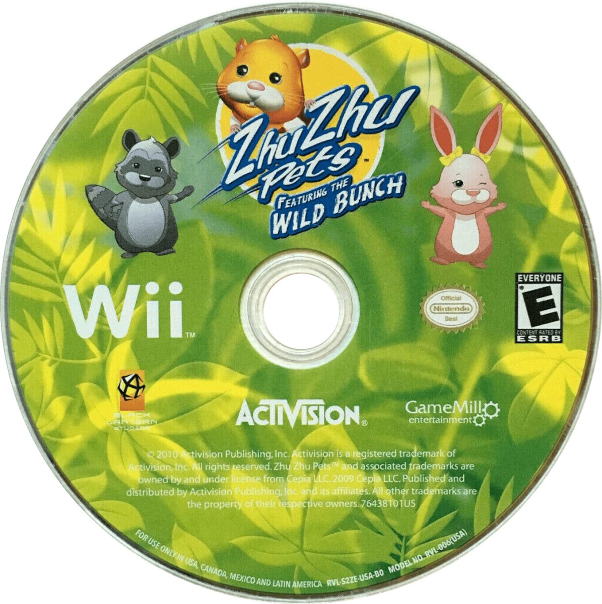 Zhu Zhu Pets Featuring the Wild Bunch Nintendo Wii for family friendly simulation adventure video game fans featuring adorable hamster characters pet care activities colorful environments mini games exploration racing challenges motion controls and fun animal themed gameplay collectible gaming appeal disc