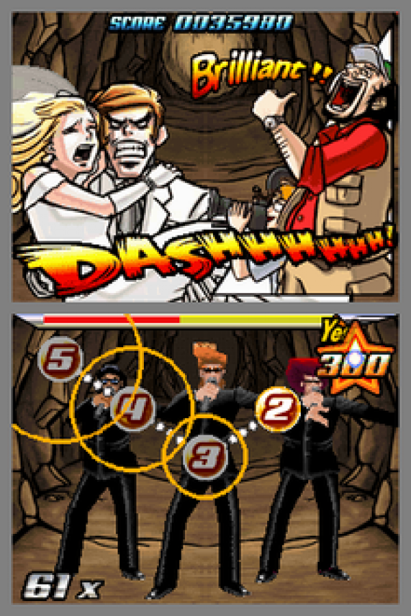 Elite Beat Agents gameplay for Nintendo DS (DS) video game