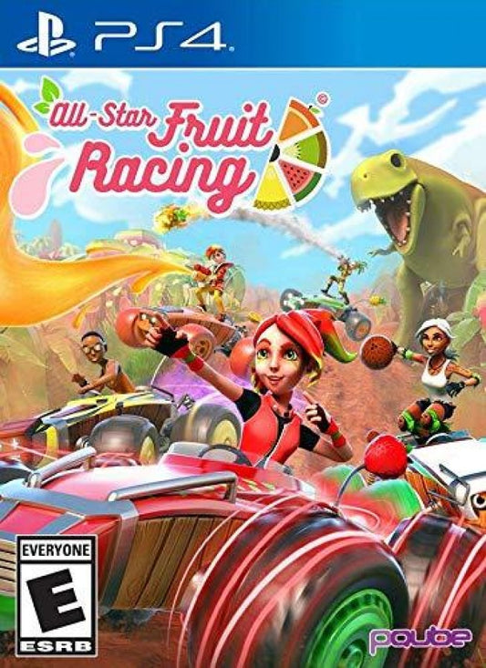 All Star Fruit Racing cover art for PlayStation 4 (PS4) video game
