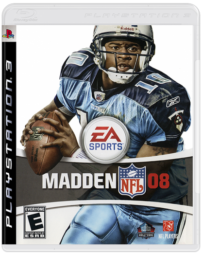 Madden NFL 08 cover art for PlayStation 3 (PS3) video game