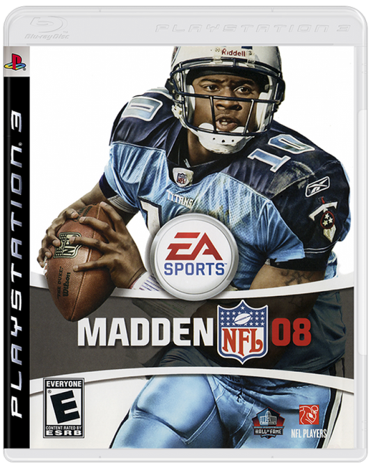 Madden NFL 08 cover art for PlayStation 3 (PS3) video game