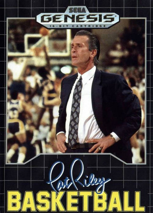 Pat Riley's Basketball cover art for Sega Genesis (GEN) video game