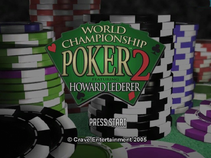 World Championship Poker 2 Featuring Howard Lederer Xbox card game featuring authentic Texas Hold’em and tournament modes customizable characters online multiplayer casino environments and realistic poker simulation gameplay