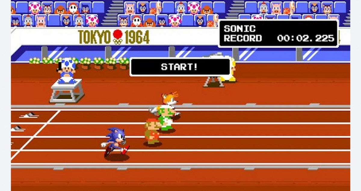 Mario and Sonic at the Olympic Games Tokyo 2020 gameplay image for Nintendo Switch NS video game