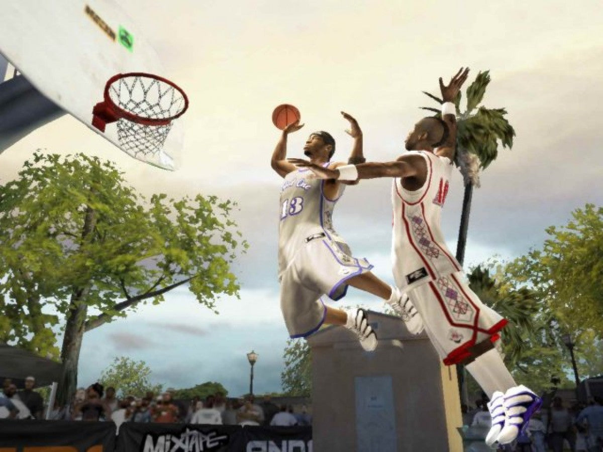 AND 1 Streetball PS2 sports basketball video game gameplay
