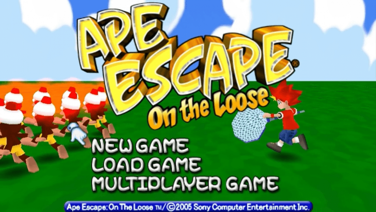 Ape Escape On the Loose Greatest Hits UMD for the PlayStation Portable featuring action platformer gameplay with gadget based mechanics time travel stages and monkey catching missions starring Spike in a colorful cartoon style adventure gameplay 