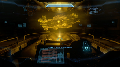 Halo 4 gameplay for Xbox 360 (X360) sci-fi first-person shooter video game