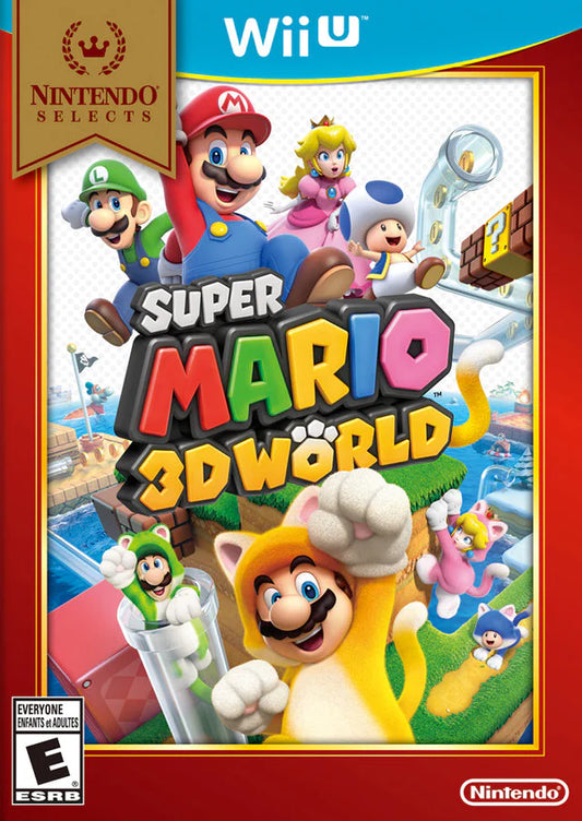 Super Mario 3D World [Nintendo Selects] cover art for Nintendo Wii U (WiiU) video game