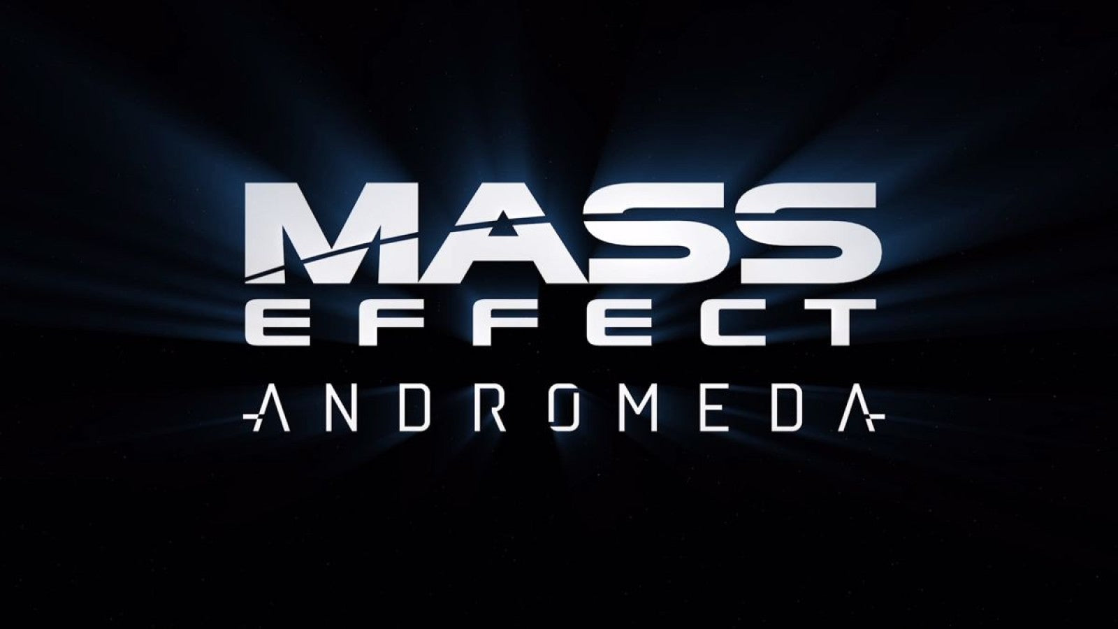 Mass Effect: Andromeda – PlayStation 4 (PS4) video game title screen, action role-playing game