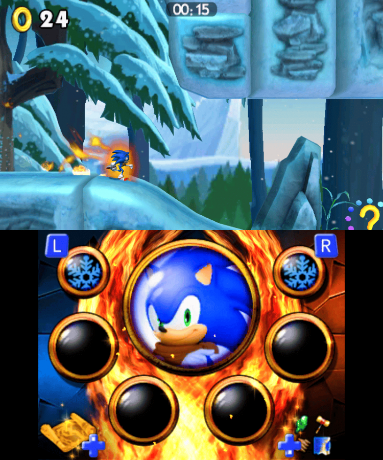 Sonic Boom Fire and Ice Nintendo 3DS for retro video game enthusiasts featuring action platforming gameplay fast paced Sonic adventures elemental powers character switching mechanics colorful world exploration puzzle solving challenges and collectible gaming appeal gameplay 