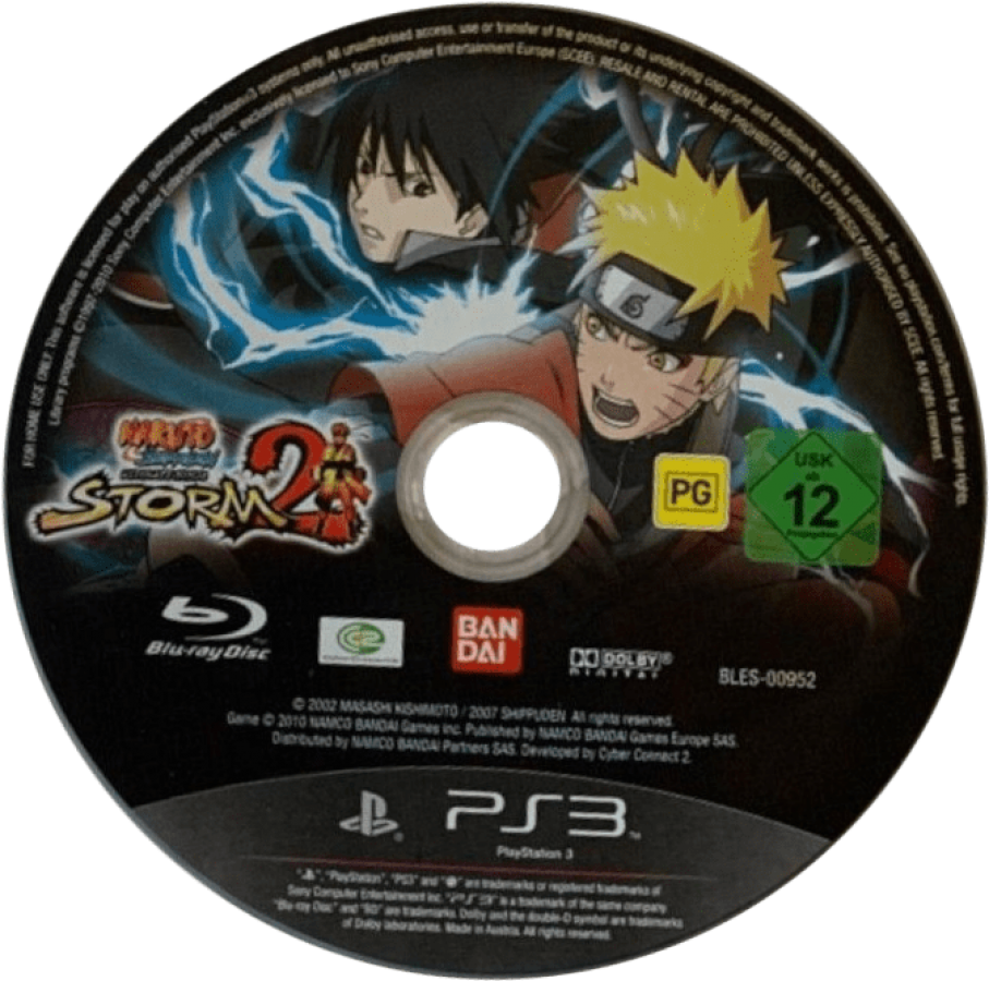 Naruto Shippuden Ultimate Ninja Storm 2 [Import][Collectors Edition] disc art for PlayStation 3 (PS3) video game