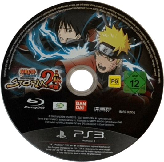 Naruto Shippuden Ultimate Ninja Storm 2 [Import][Collectors Edition] disc art for PlayStation 3 (PS3) video game