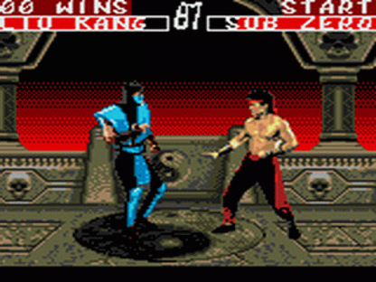 Mortal Kombat II gameplay for Sega Game Gear (GG) video game