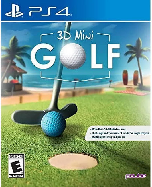 3D Mini Golf cover art for PlayStation 4 (PS4) video game
