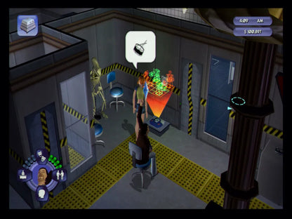 The Sims Bustin’ Out Player’s Choice GameCube GC video game, life simulation, open-ended gameplay, family-friendly, classic Nintendo GameCube title gameplay screenshot
