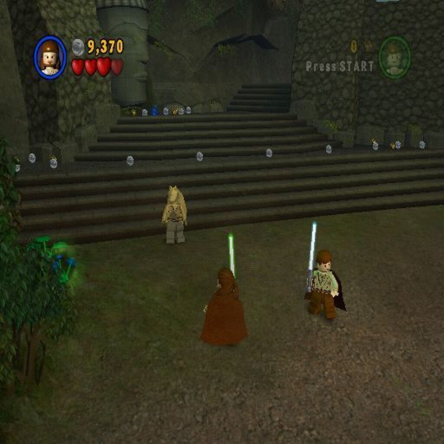 LEGO Star Wars The Video Game Greatest Hits retro PlayStation 2 video game LEGO Star Wars action adventure puzzle solving cooperative gameplay Star Wars universe console title PlayStation 2 release gameplay