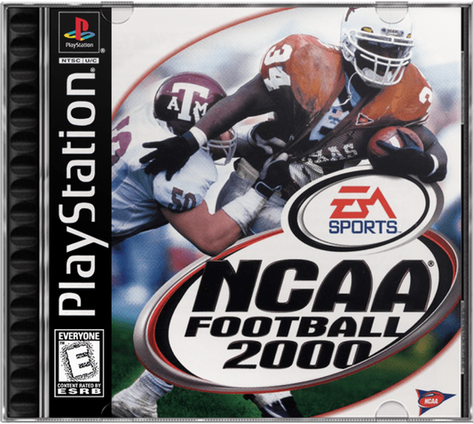 NCAA Football 2000 cover art for PlayStation 1 (PS1) video game