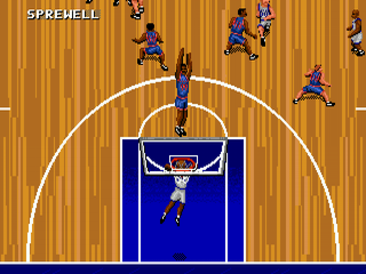 NBA Action 95 starring David Robinson gameplay for Sega Genesis (GEN) video game