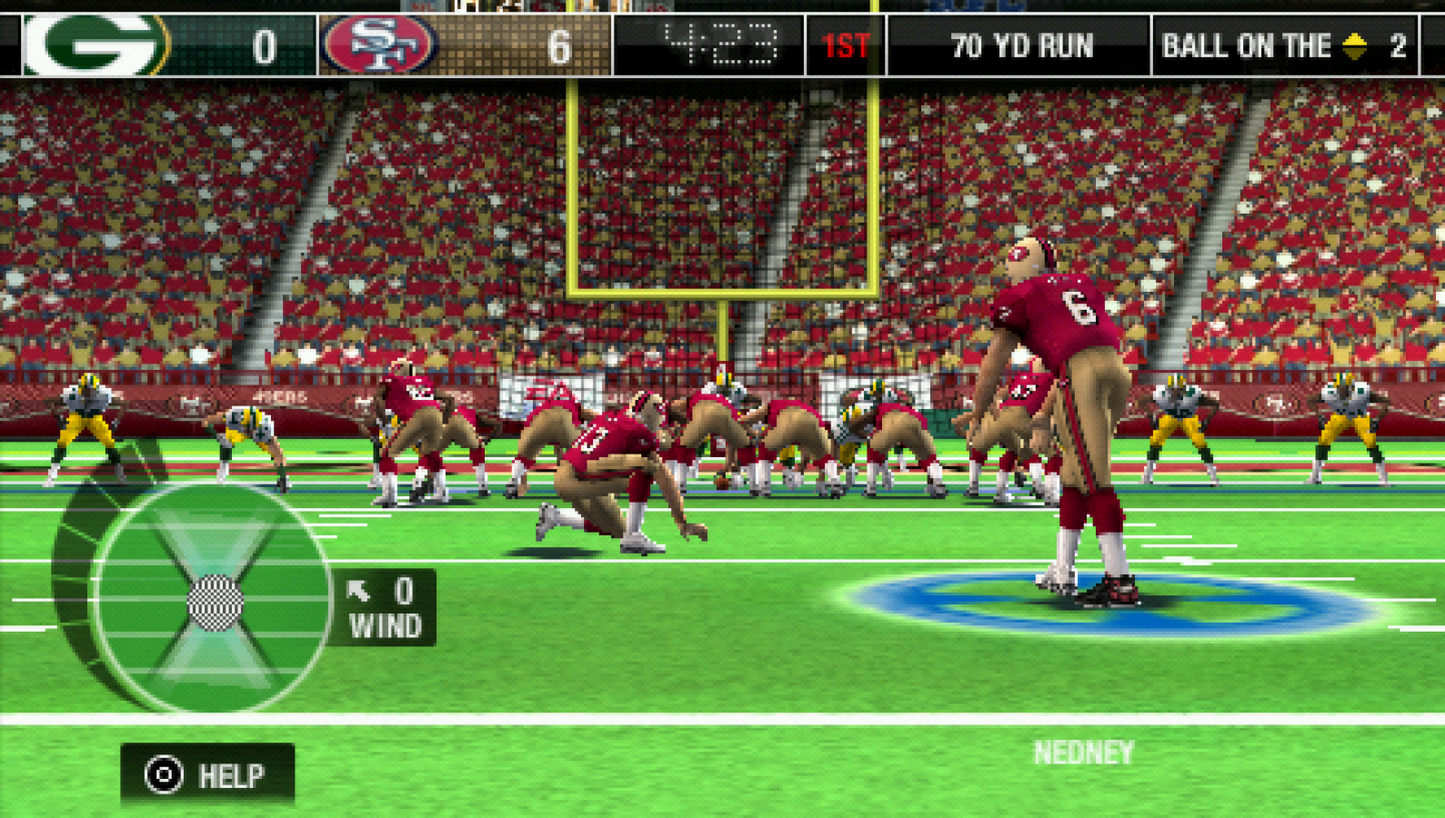 Madden NFL 09 PlayStation Portable PSP gameplay for retro video game enthusiasts featuring American football simulation gameplay realistic NFL team management play calling systems franchise mode progression tactical offensive and defensive strategies and portable handheld sports gaming experience and collectible gaming appeal
