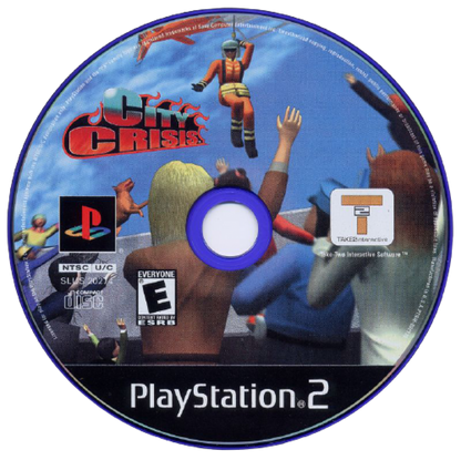 City Crisis PS2 PlayStation 2 helicopter rescue simulation action game retro video game disc