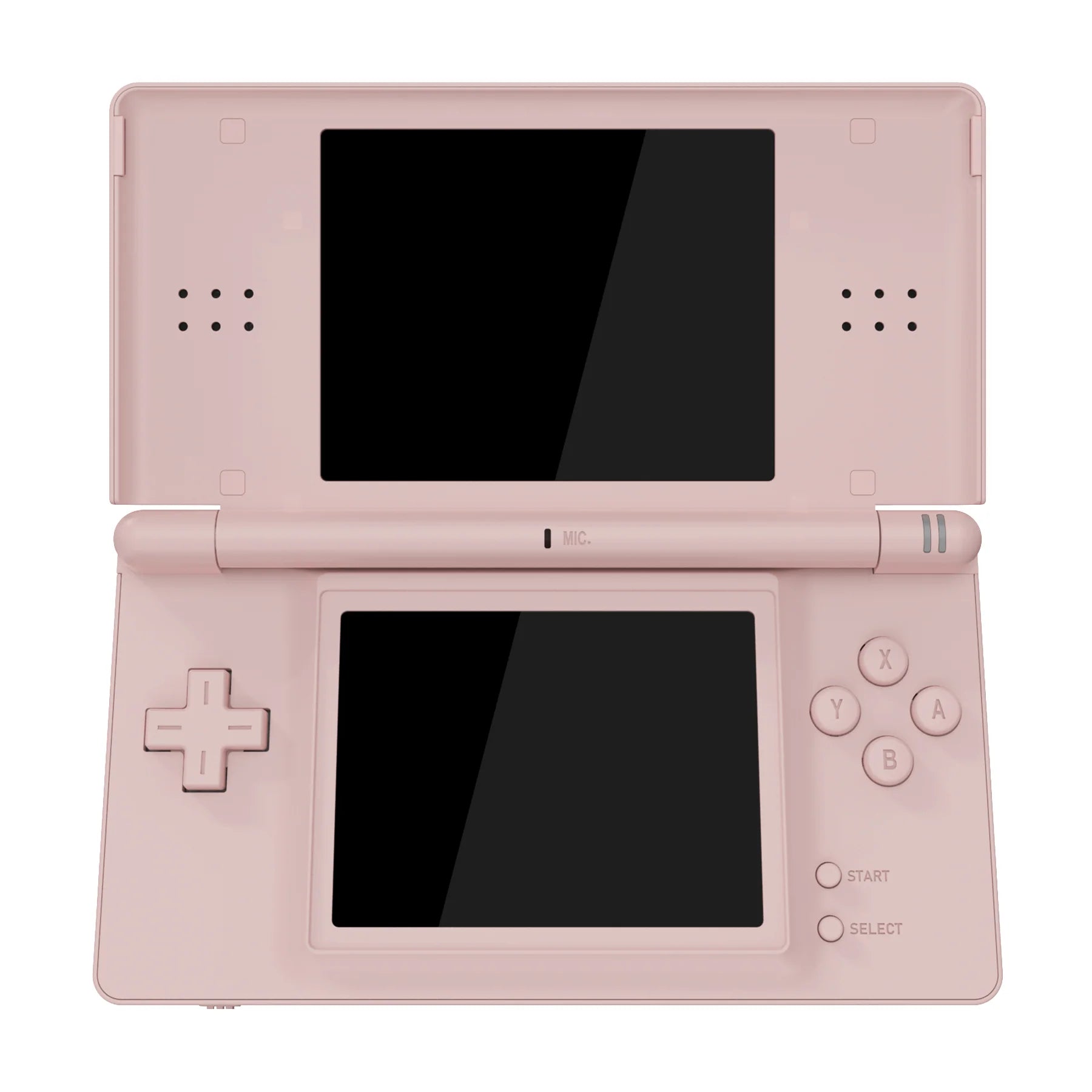 Nintendo DS Lite pink handheld console, complete in original box.