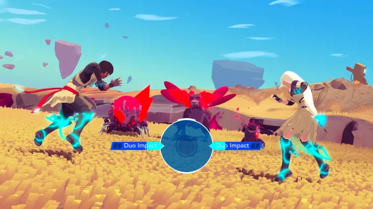 Haven Limited Run Collector’s Edition for the PlayStation 4 featuring a romantic sci fi RPG experience with exploration cooperative gameplay turn based battles and a premium physical set including collectibles and special packaging gameplay