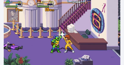 Teenage Mutant Ninja Turtles Shredders Revenge gameplay image for Nintendo Switch NS video game 