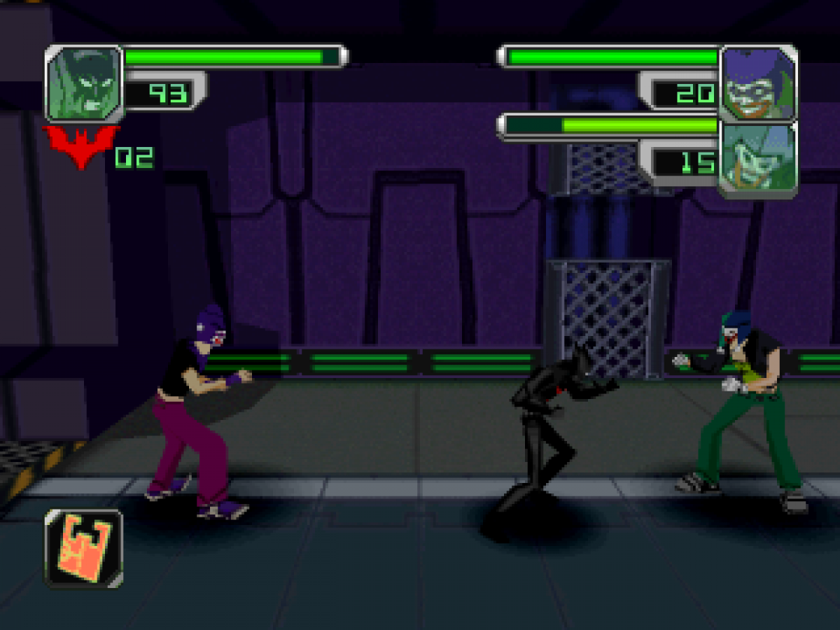 Batman Beyond PlayStation PS1 for action adventure video game fans featuring futuristic superhero combat crime fighting missions Gotham City exploration powerful gadgets fast paced battles based on the animated series platforming action classic PlayStation gameplay collectible gaming appeal gameplay