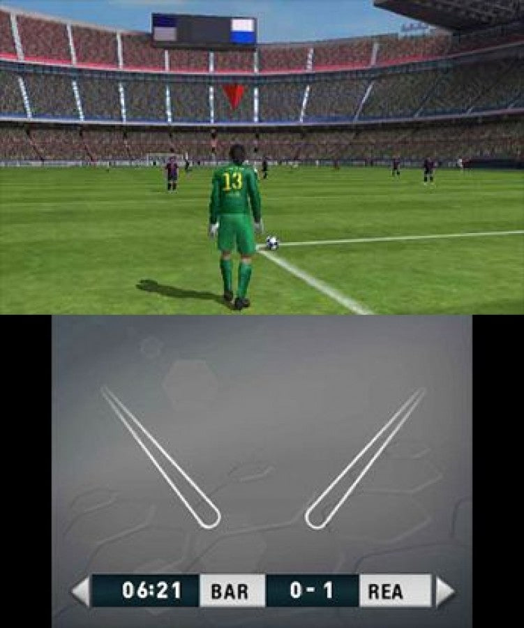 FIFA 15 gameplay for Nintendo 3DS (3DS) soccer sports video game