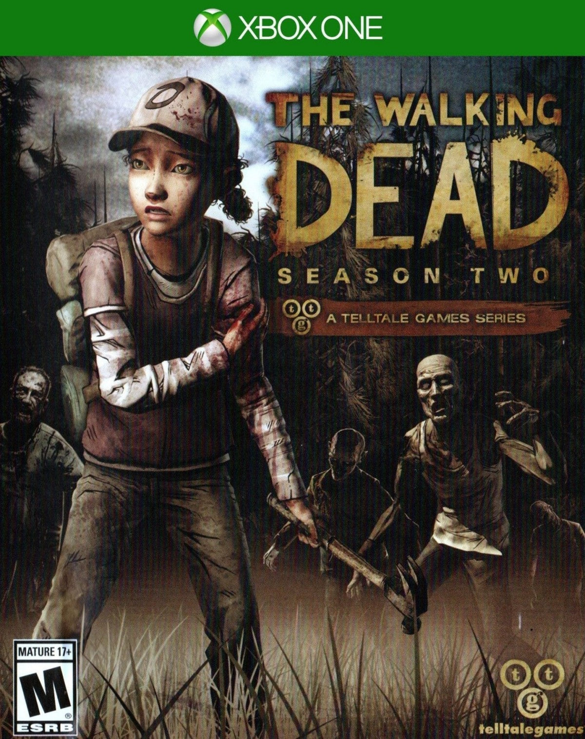 The Walking Dead: Season Two – Xbox One: Continue Clementine’s emotional journey in this choice-driven episodic survival adventure front cover
