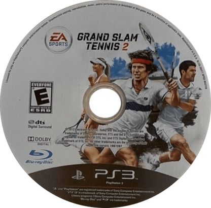 Grand Slam Tennis 2 disc for PlayStation 3 (PS3) video game