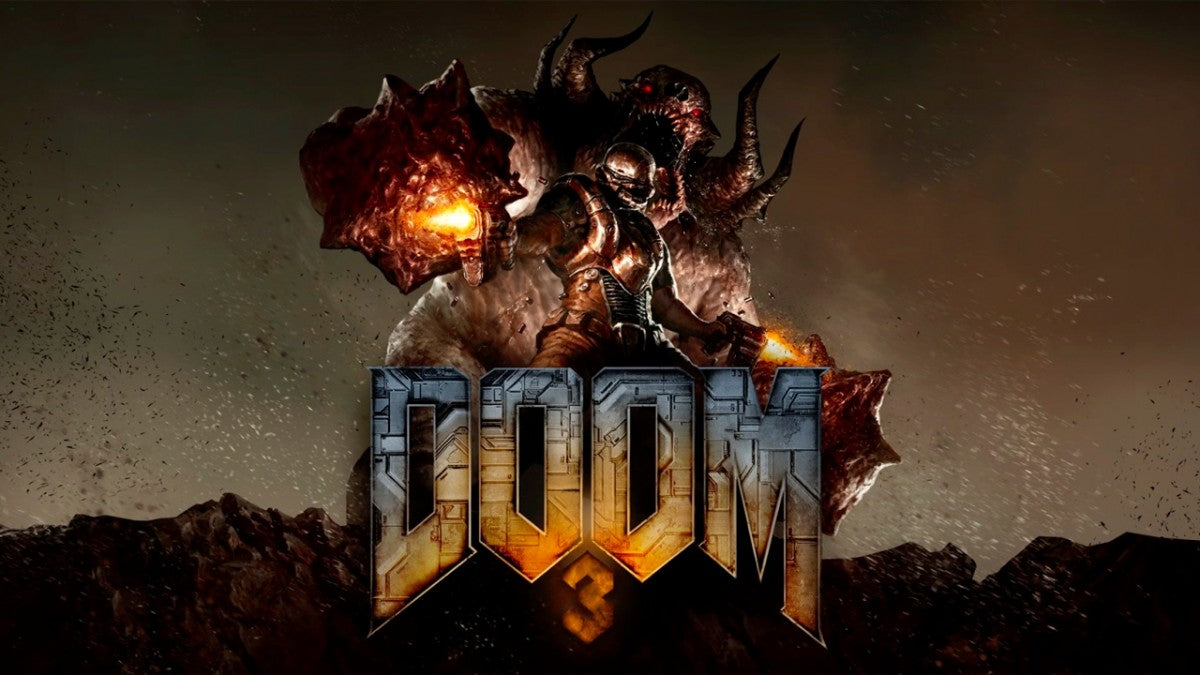 DOOM 3 BFG Edition Xbox One game featuring intense first person shooter action, atmospheric sci fi horror, and the complete remastered DOOM 3 experience gameplay