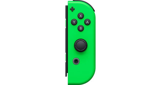 Nintendo Switch Green Joy-Con Controller for video game enthusiasts featuring vibrant green finish wireless motion controls HD Rumble responsive buttons multiplayer compatibility versatile handheld and docked play support and collectible gaming appeal controller 