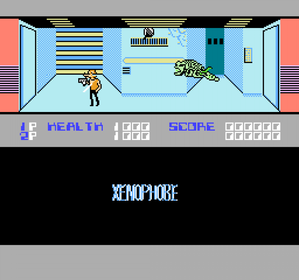 Xenophobe gameplay for Nintendo Entertainment System (NES) retro video game