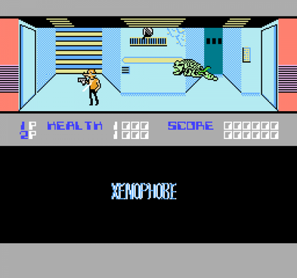 Xenophobe gameplay for Nintendo Entertainment System (NES) retro video game