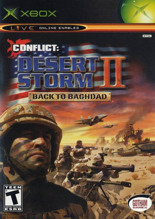 Conflict: Desert Storm II - Back to Baghdad cover art for Xbox (XBOX) video game