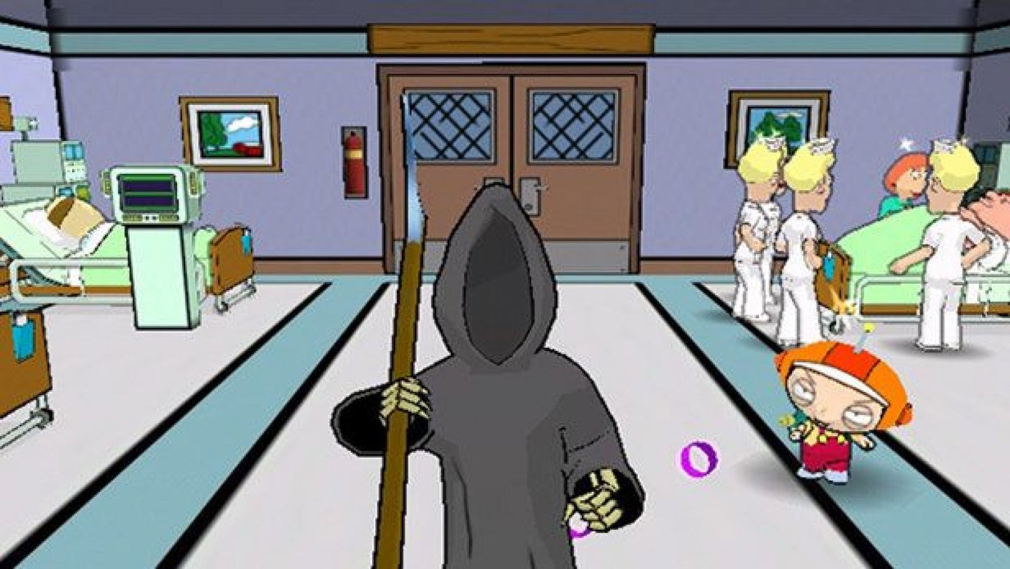 Family Guy: Video Game gameplay for PlayStation 2 (PS2) comedy action-adventure video game based on the TV series