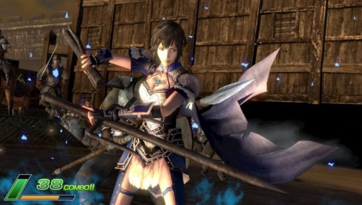 Dynasty Warriors Next for PlayStation Vita (PSV) at Gamers INC, featuring the high-energy "one-versus-thousands" tactical action of the Romance of the Three Kingdoms era, optimized for handheld play with touch-screen duels, motion-controlled special attacks, and a deep Conquest Mode that lets you unite ancient China through epic battlefield combat and strategic territory management gameplay  