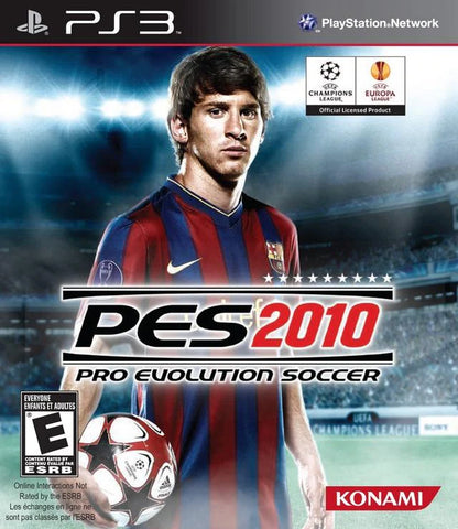 Pro Evolution Soccer 2010 cover art for PlayStation 3 (PS3) video game