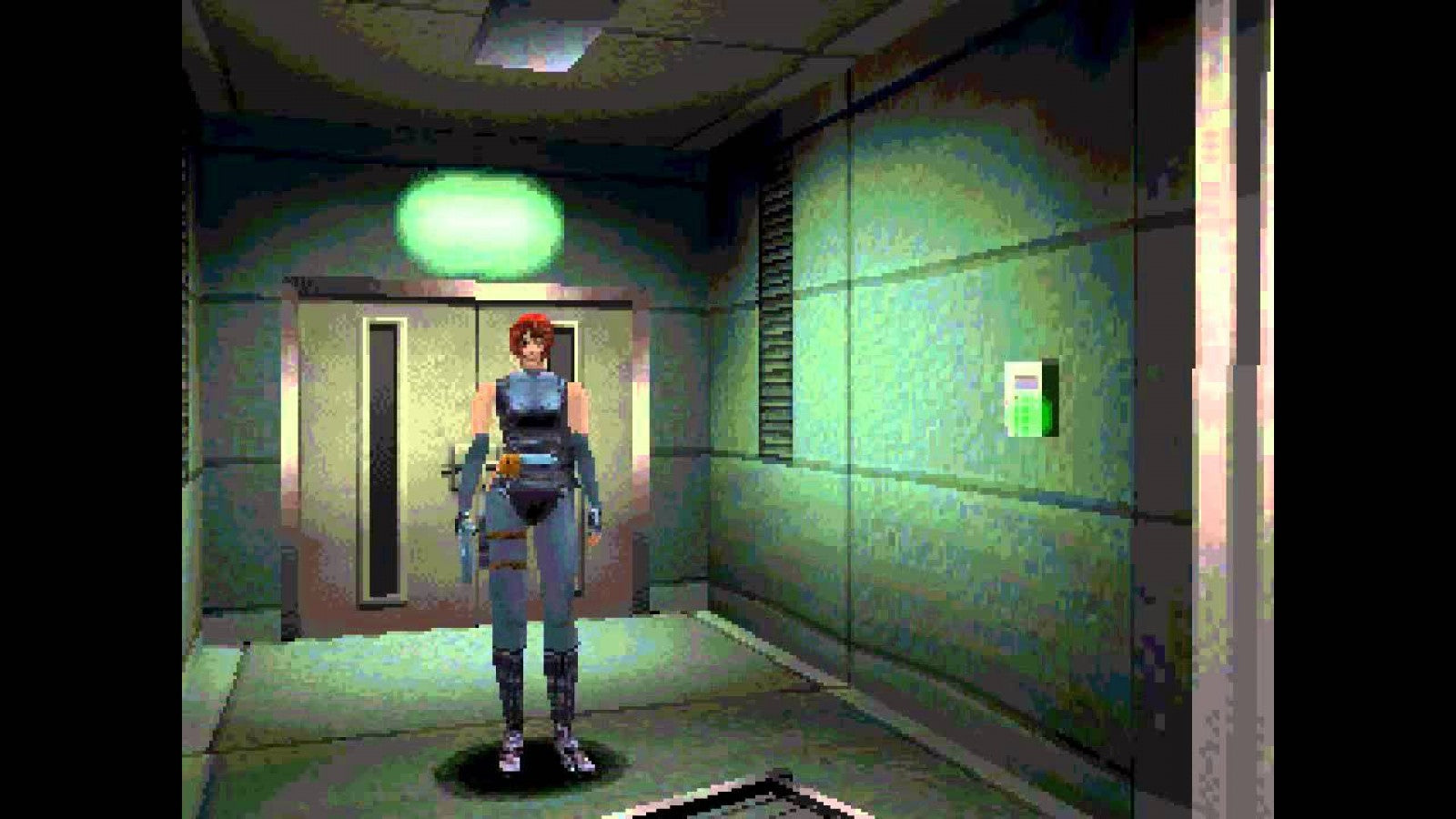 Dino Crisis PlayStation 1 survival horror game Regina and dinosaurs third-person combat puzzle solving futuristic setting gameplay